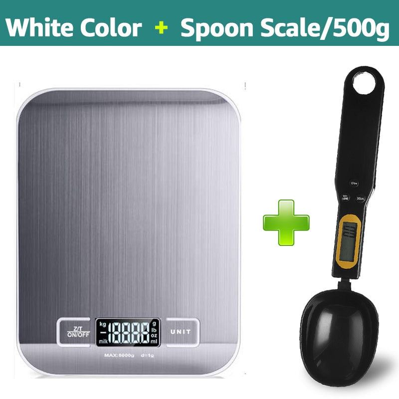 Digital Kitchen Scale 5kg/10kg Food Multi-Function 304 Stainless Steel Balance L