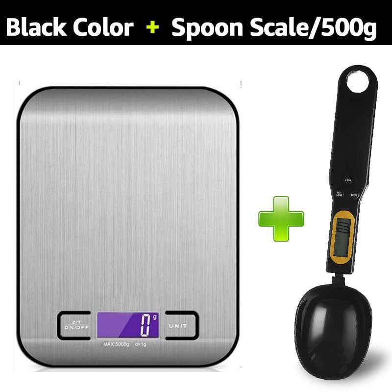 Digital Kitchen Scale 5kg/10kg Food Multi-Function 304 Stainless Steel Balance L