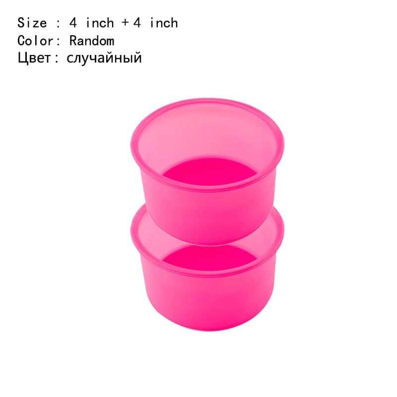 Random color Round Shape Cake Silicone Mold Kitchen Bakeware Cake Tools D