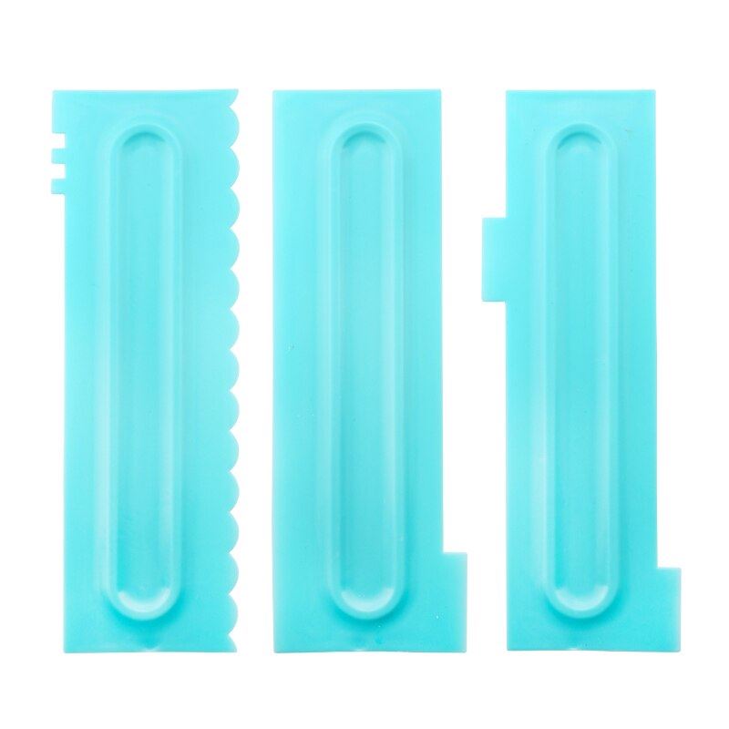 Set Cake Decorating Comb Smoother Cake Scraper 24 Design Textures Baking Pa