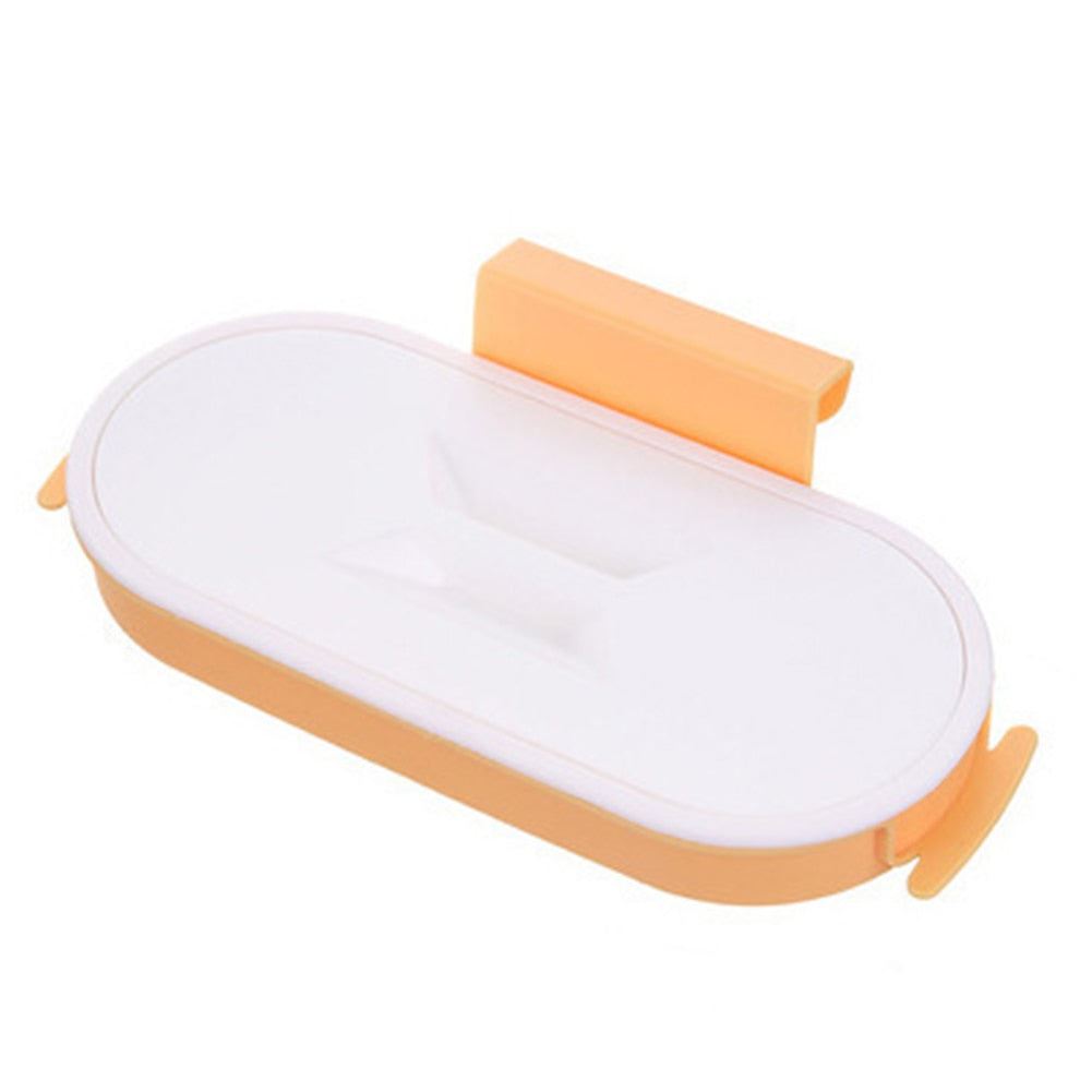 Portable Plastic Garbage Hanging Bag Kitchen Trash Storage Rack Bag Hook Scourin