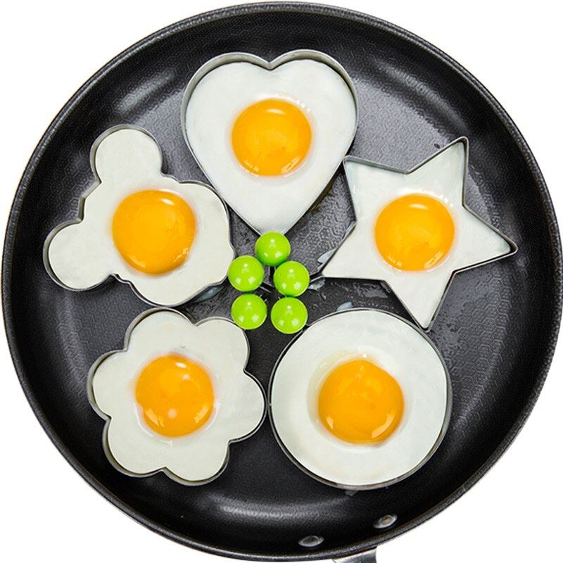 Kitchen Accessories Gadgets Egg Tools Fried Egg Mould Omelette Rings Stainless S