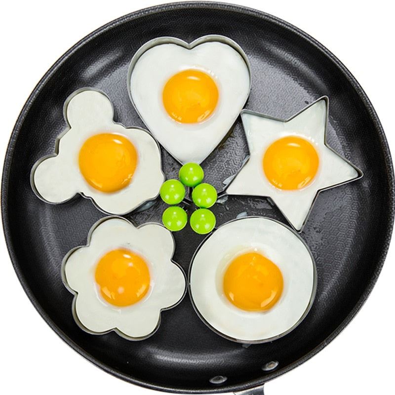 Kitchen Accessories Gadgets Egg Tools Fried Egg Mould Omelette Rings Stainless S