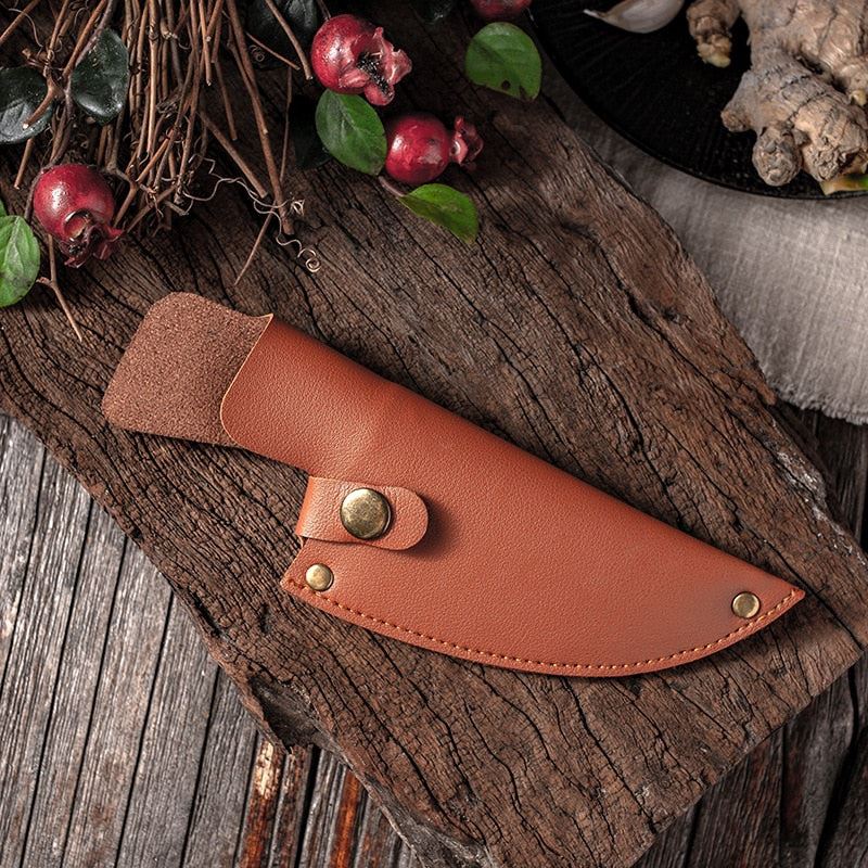 Stainless Steel Kitchen Boning Knife Handmade Fishing Knife Meat Cleaver Outdoor