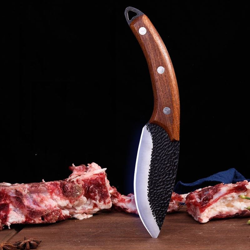 Stainless Steel Kitchen Boning Knife Handmade Fishing Knife Meat Cleaver Outdoor