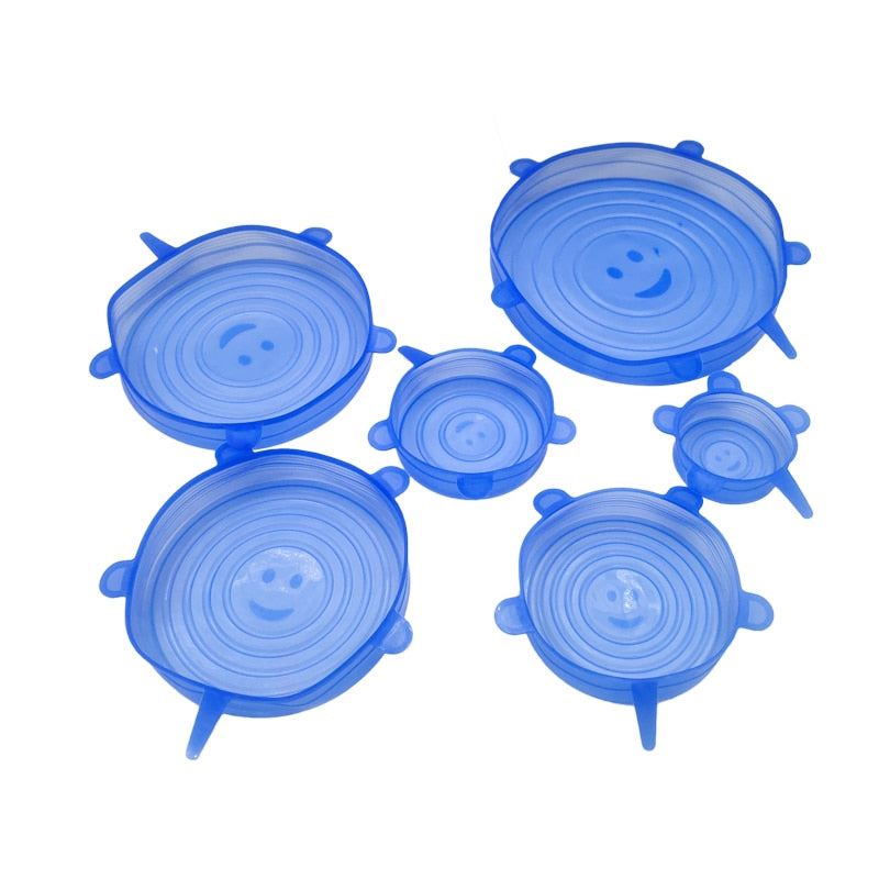 Silicone Stretch Lids Universal Silicone Food Wrap Bowl Pot Lids Silicone C