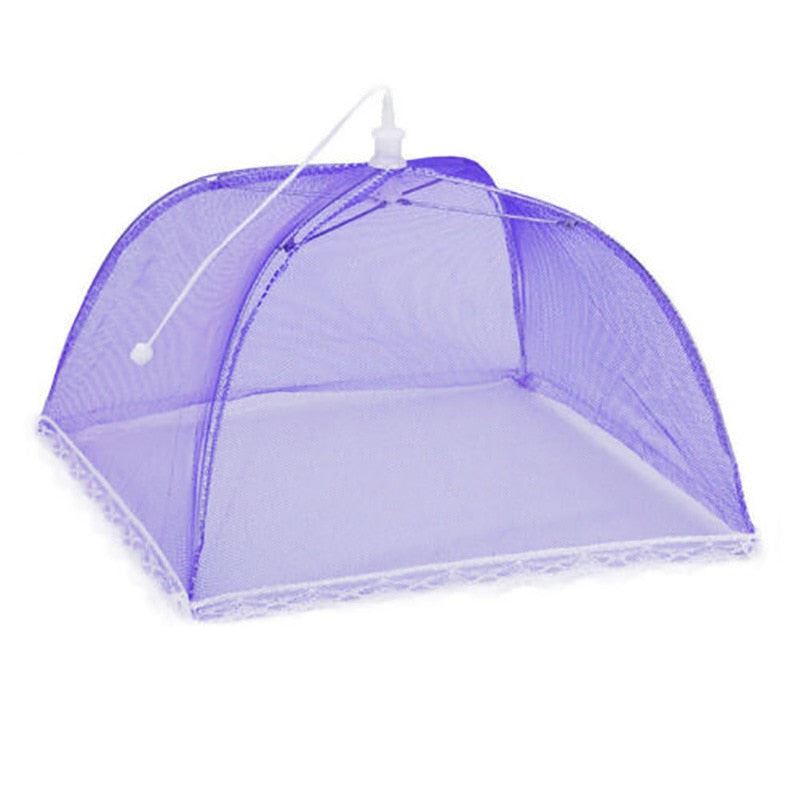 Umbrella Style Food Cover Anti Mosquito Meal Cover Lace Table Home Using Food Co