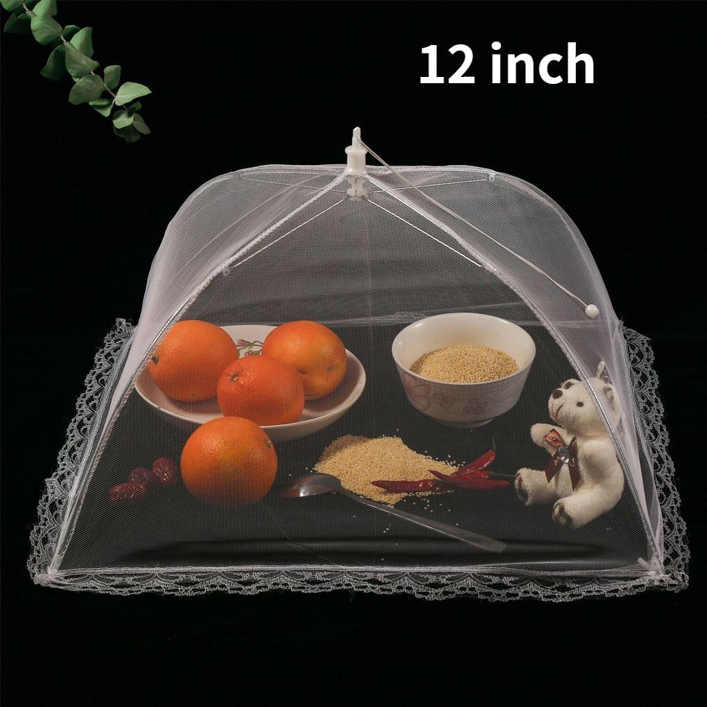 Umbrella Style Food Cover Anti Mosquito Meal Cover Lace Table Home Using Food Co
