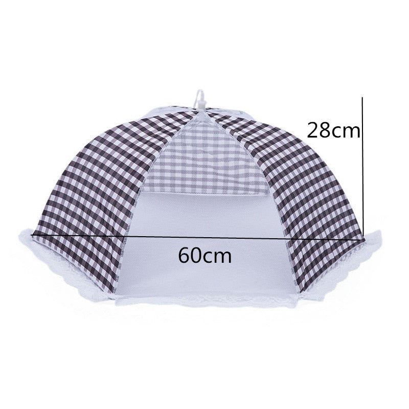 Umbrella Style Food Cover Anti Mosquito Meal Cover Lace Table Home Using Food Co