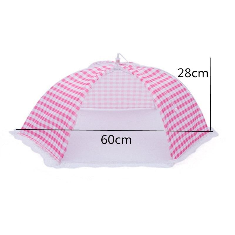 Umbrella Style Food Cover Anti Mosquito Meal Cover Lace Table Home Using Food Co