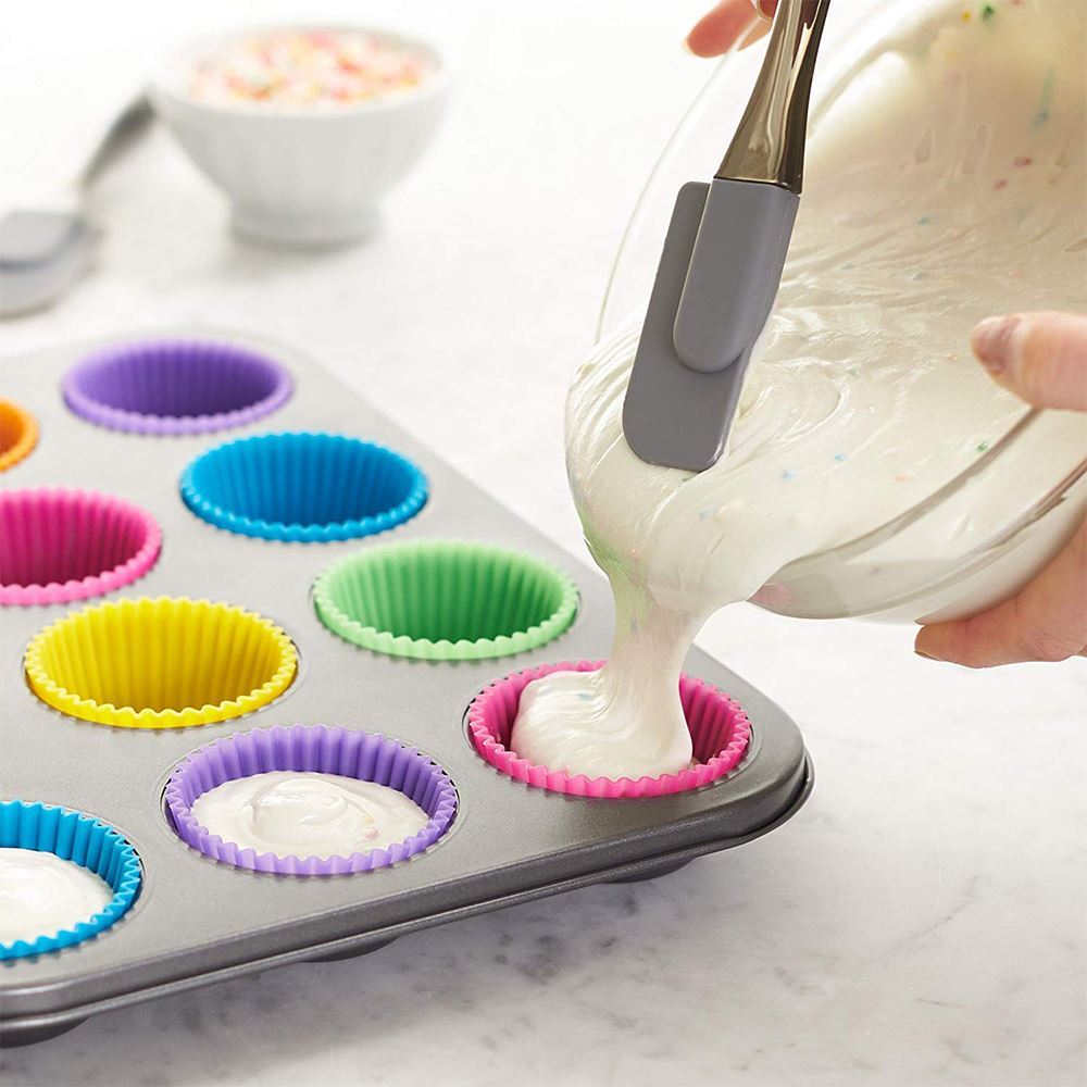 Silicone Cake Mold Round Shaped Muffin Cupcake Baking Molds Kitchen Co