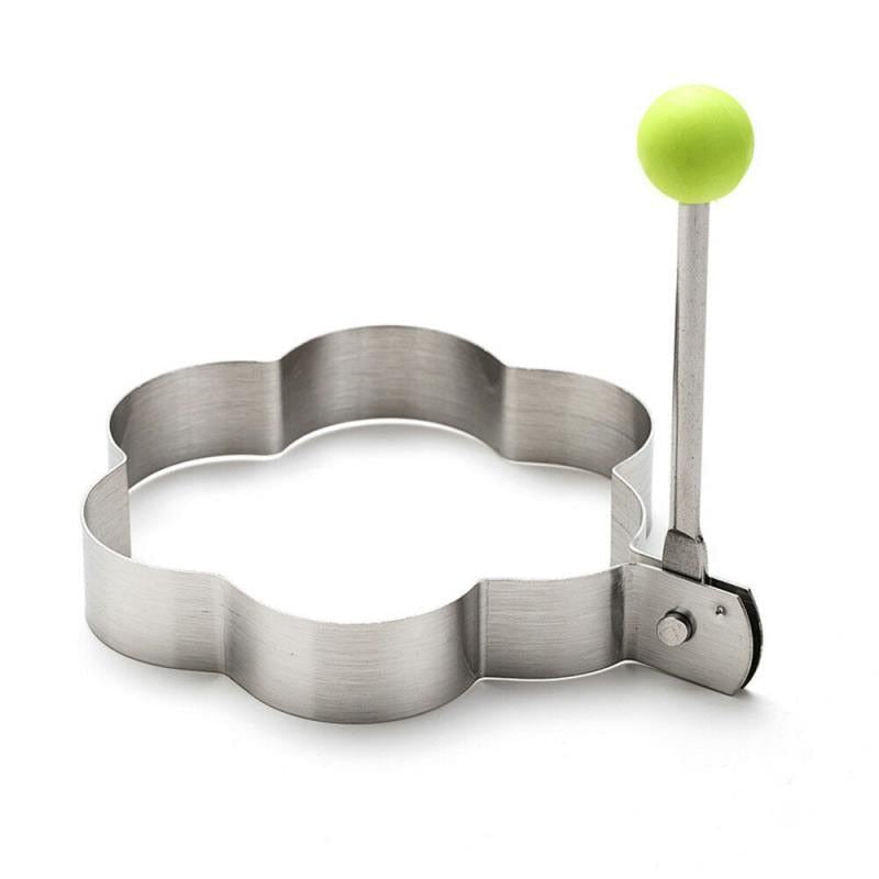 Stainless Steel 5 Style Egg Pancake Mold Egg Cooking Ring Circle 5pcs/set