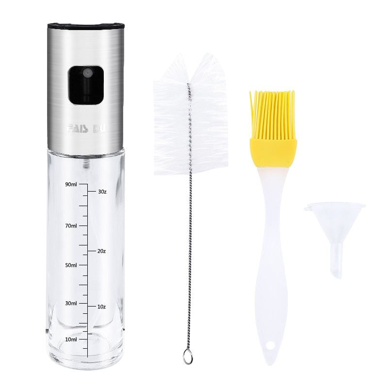 Spray Bottle For Oil Kitchen Oil Sprayer For BBQ Salad Dispenser Cooking  Oil Vi