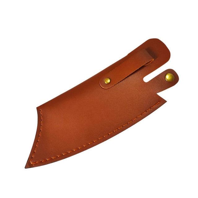 Meat Cleaver Hunting Knife Handmade Forged Boning Knife Serbian Chef Knife