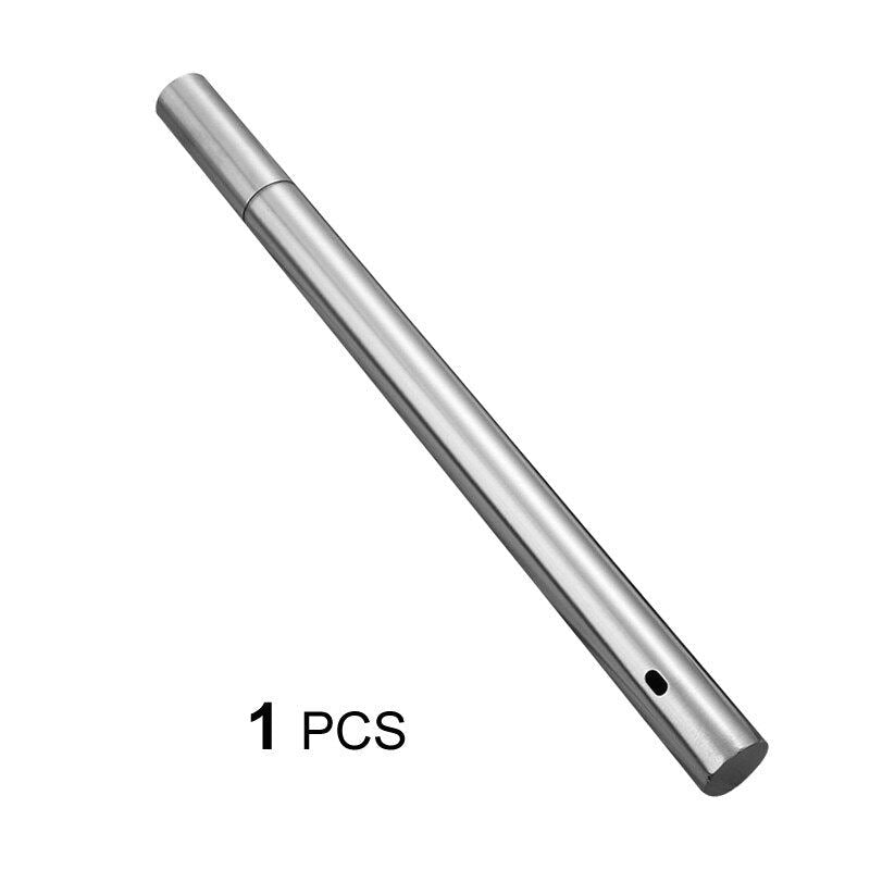 Stainless Steel Barbecue Skewer Storage Tube Reusable BBQ Skewer Flat Barbecue F