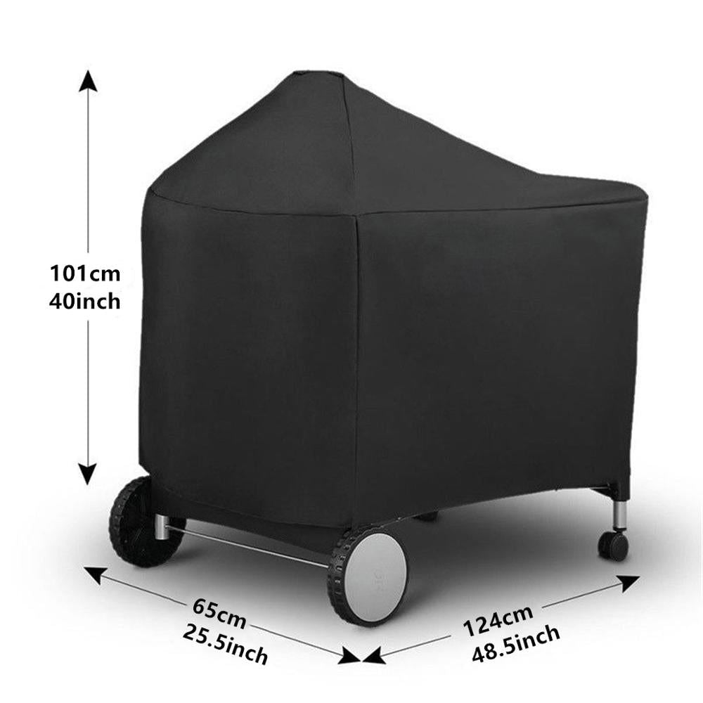 Waterproof BBQ Grill Protective Cover for Weber 7152 Charcoal Grills Outdoor Cam