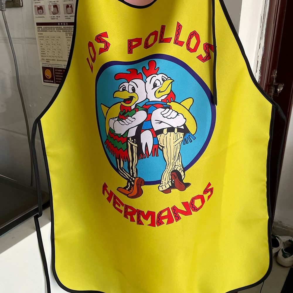 Breaking Bad LOS POLLOS Hermanos Apron Grill Kitchen Chef Apron Professional for