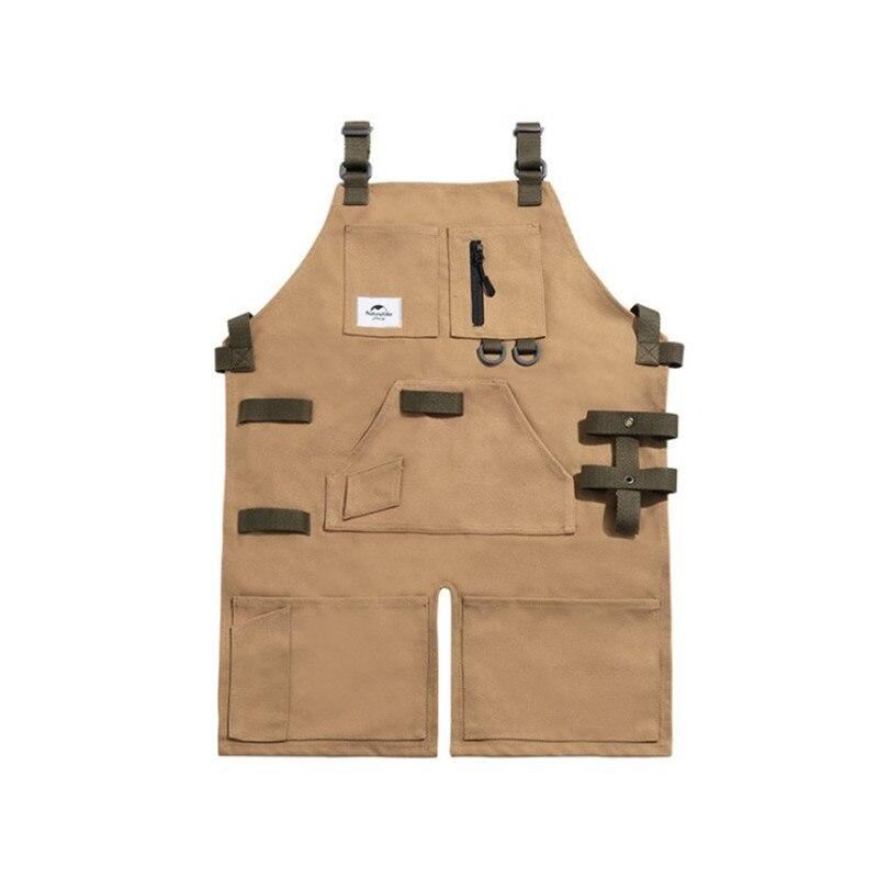 Outdoor Camping Apron Multiple Pockets Wear-Resisting Working Clothes Men Women