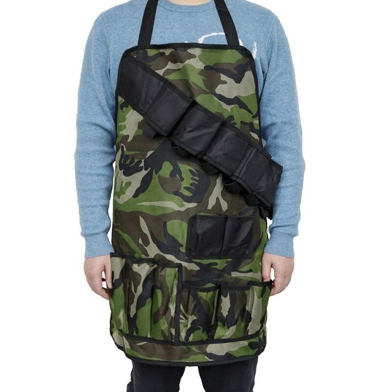 Outdoor Camouflage Barbecue Picnic Apron Waterproof Multifunction BBQ Grill Beer