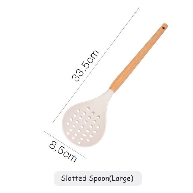 Kitchen Cookware Silicone Kitchenware Non Stick Cooking Pot Gadget Spatula Ladle