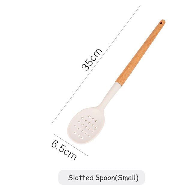 Kitchen Cookware Silicone Kitchenware Non Stick Cooking Pot Gadget Spatula Ladle