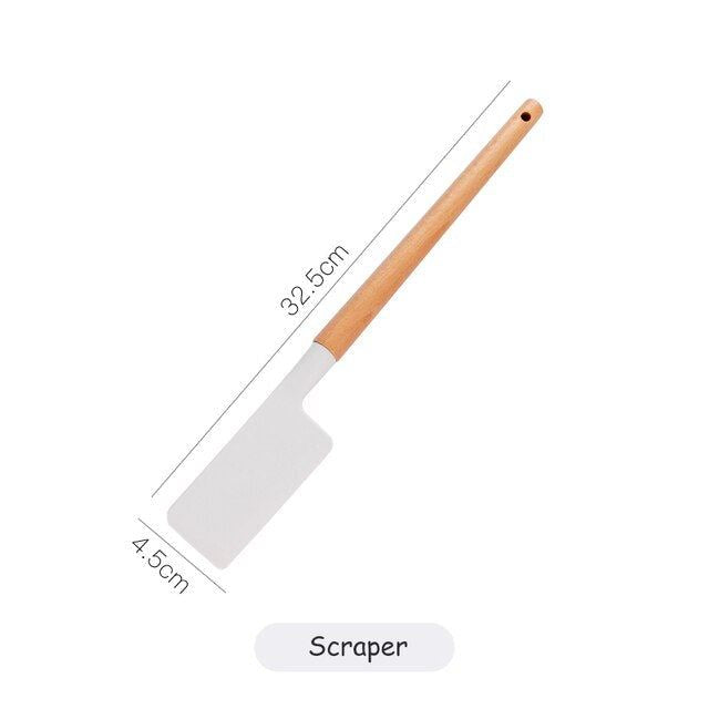 Kitchen Cookware Silicone Kitchenware Non Stick Cooking Pot Gadget Spatula Ladle