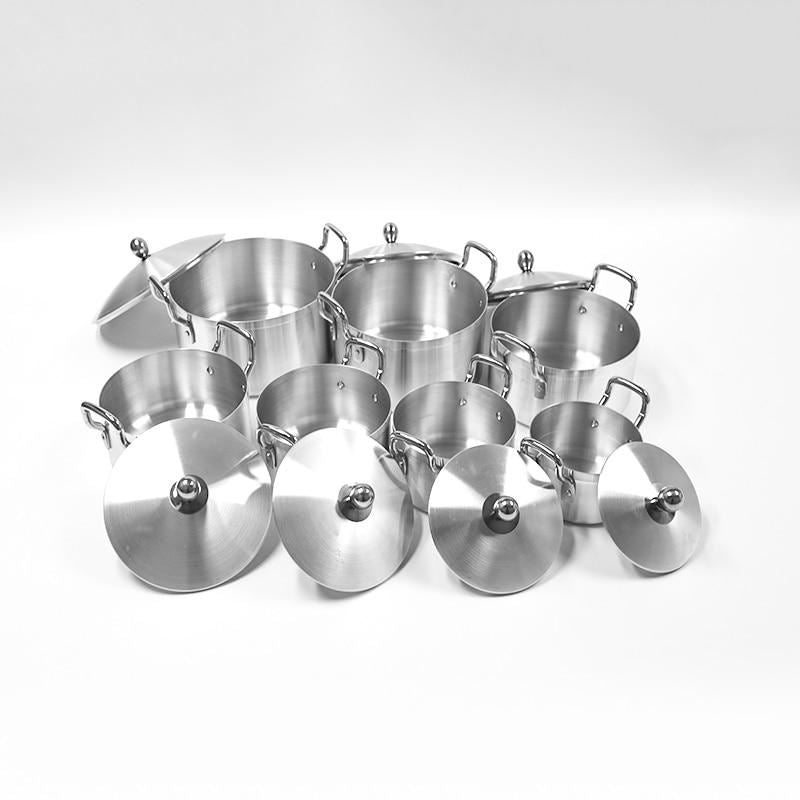 7Pcs/Set 16/18/20/22/24/26/28CM Alumiumn Cooking Pots Freshness Preservation Foo