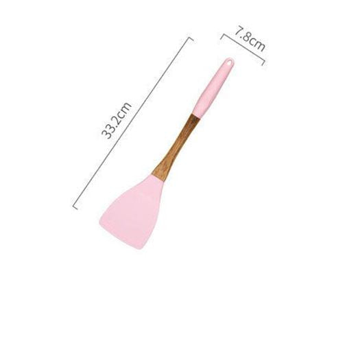 Pink Cooking Tools Set Premium Silicone Kitchen Cooking Utensils