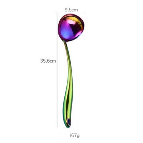 Rainbow Kitchen Tools Cooking Utensils Restaurant Cookware Kitchenware Set