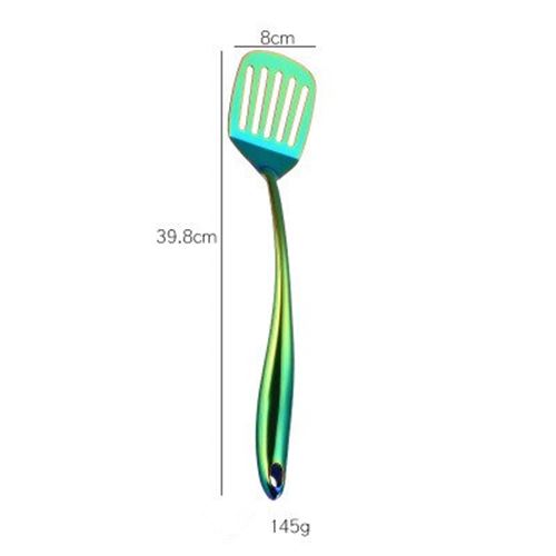 Rainbow Kitchen Tools Cooking Utensils Restaurant Cookware Kitchenware Set