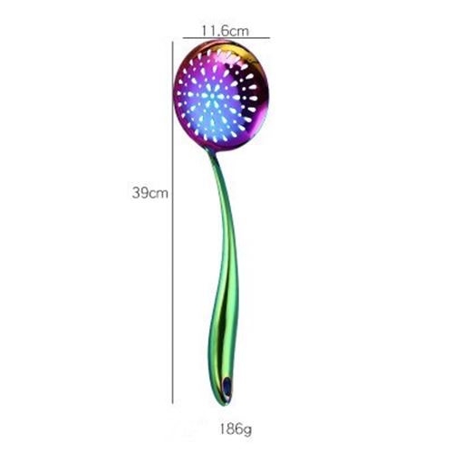 Rainbow Kitchen Tools Cooking Utensils Restaurant Cookware Kitchenware Set