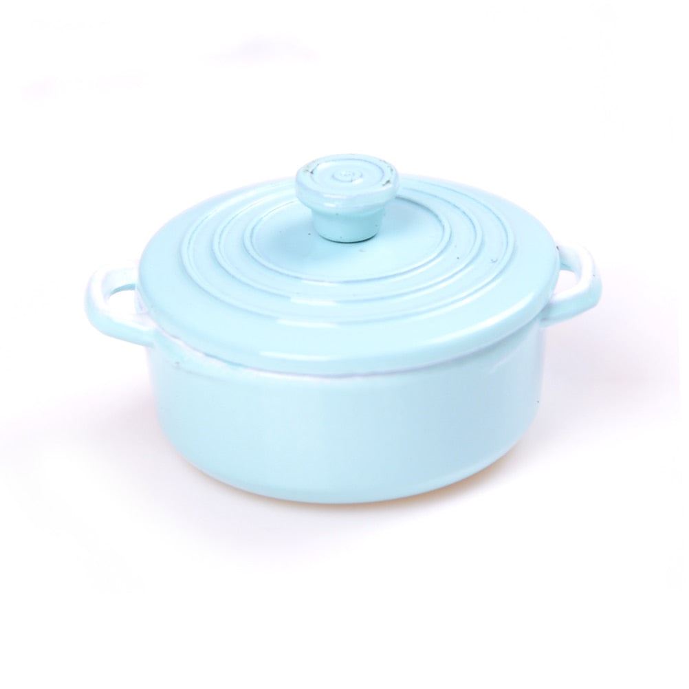 Dollhouse Miniature Kitchen Utensils Cooking Ware Mini Pot Boiler Pan 1:12
