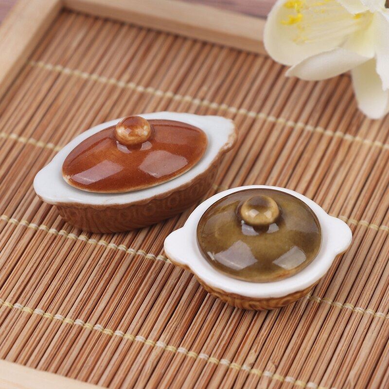 Dollhouse Miniature Kitchen Utensils Cooking Ware Mini Pot Boiler Pan Doll
