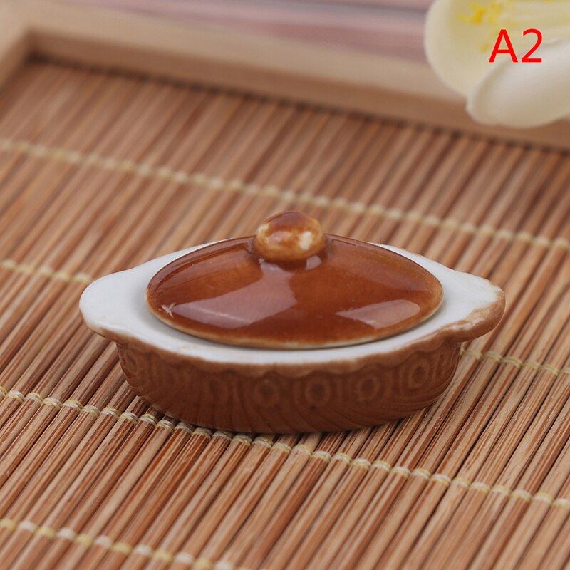 Dollhouse Miniature Kitchen Utensils Cooking Ware Mini Pot Boiler Pan Doll
