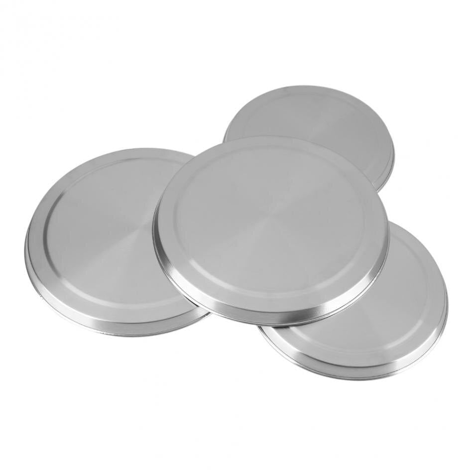 Stainless Steel Stove Top Burner Covers Round Barbecue Grill Gas Burner 4Pcs/Set