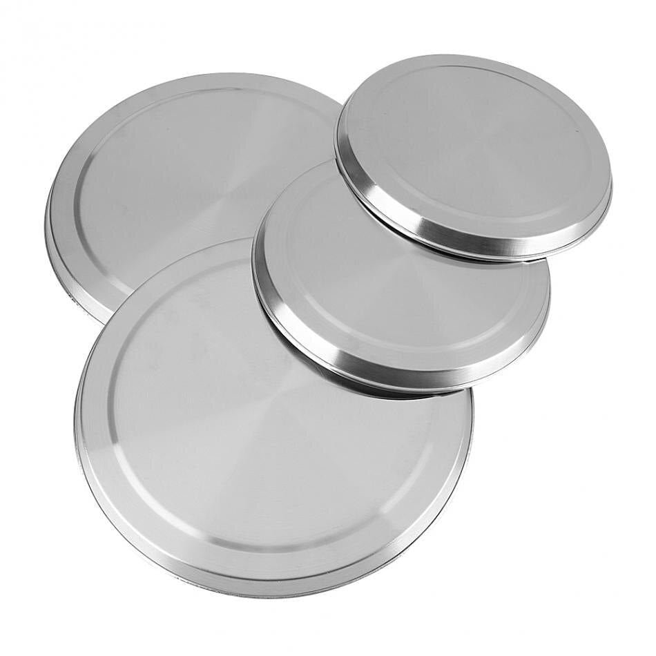 Stainless Steel Stove Top Burner Covers Round Barbecue Grill Gas Burner 4Pcs/Set