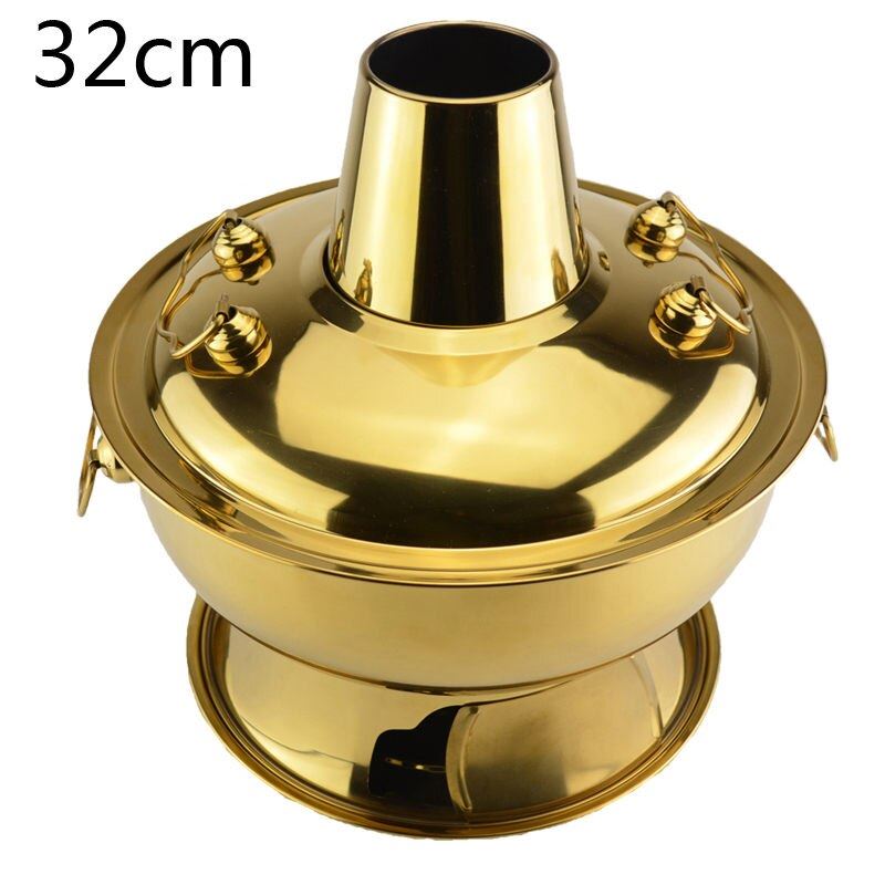 Sanqia 3.5l stainless steel hot pot chafing dish Beijing traditional charcoal ho