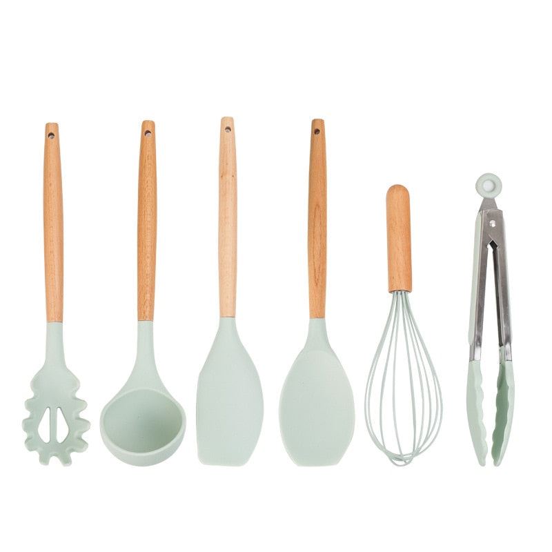 Cooking Tools Set Kitchen Utensils Set Kitchenware Silicone Non-stick Sp