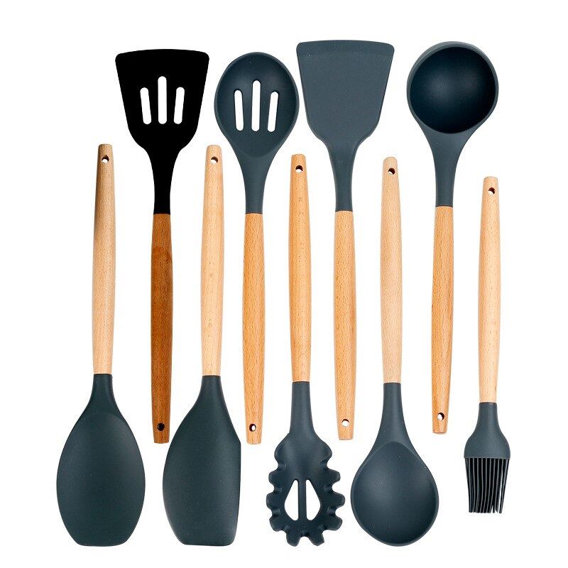 Cooking Tools Set Kitchen Utensils Set Kitchenware Silicone Non-stick Sp