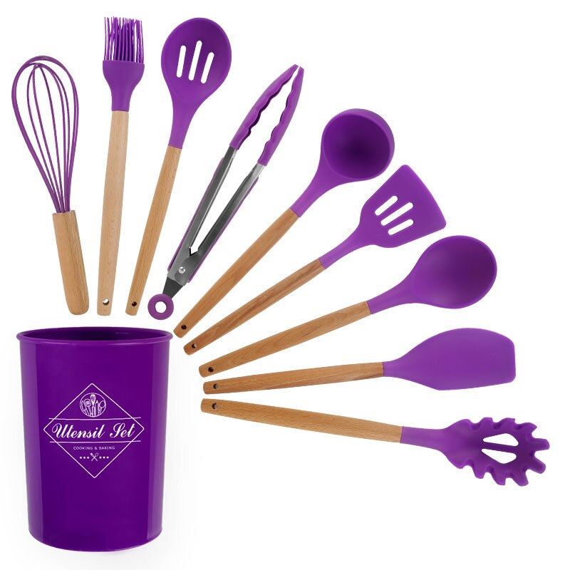Cooking Tools Set Kitchen Utensils Set Kitchenware Silicone Non-stick Sp