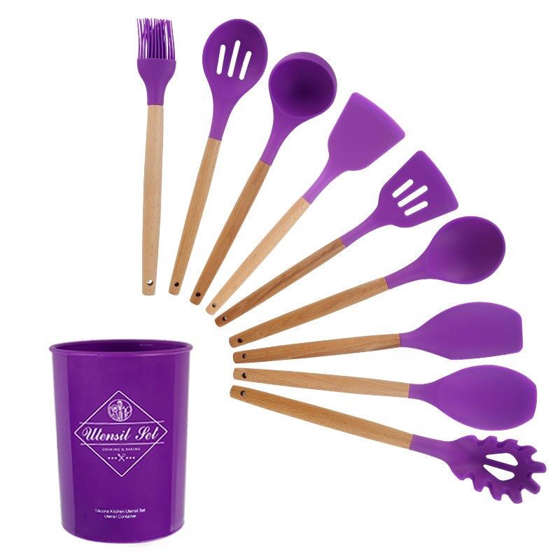 Cooking Tools Set Kitchen Utensils Set Kitchenware Silicone Non-stick Sp