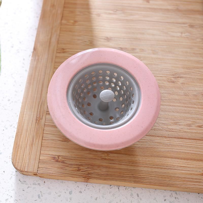 Silicone Sink Strainer Waste Plug Sink Filter Collector Mesh Sink Water Leaks Fi