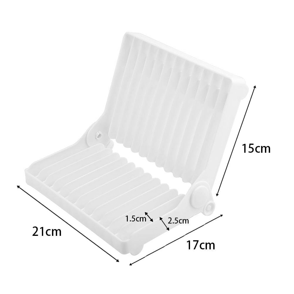 Foldable Dish Rack Dish Stand Holder Organizer Tray Drying Rack Drainer