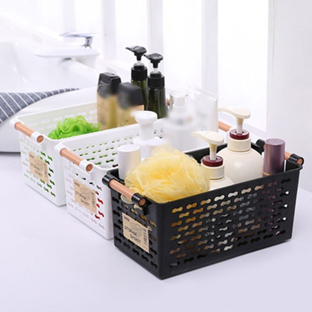 Plastic Storage Boxes Hollow Kitchen Refrigerator Organizer Fruits Vegetables Eg