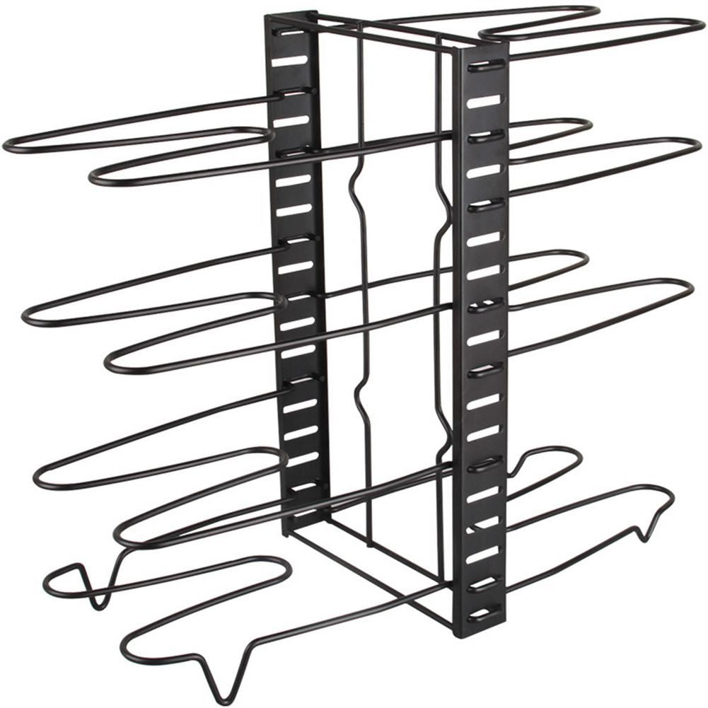8-layers Pan Organizer Holder Cutting Board Pan Pot Adjustable Shelf Accessories