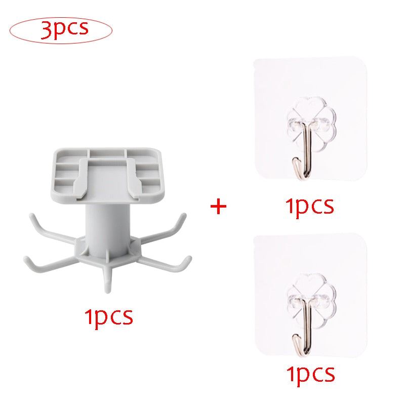 For Kitchen Organizer and Storage Kitchen Supplies Organizers Rotatable Rack Acc