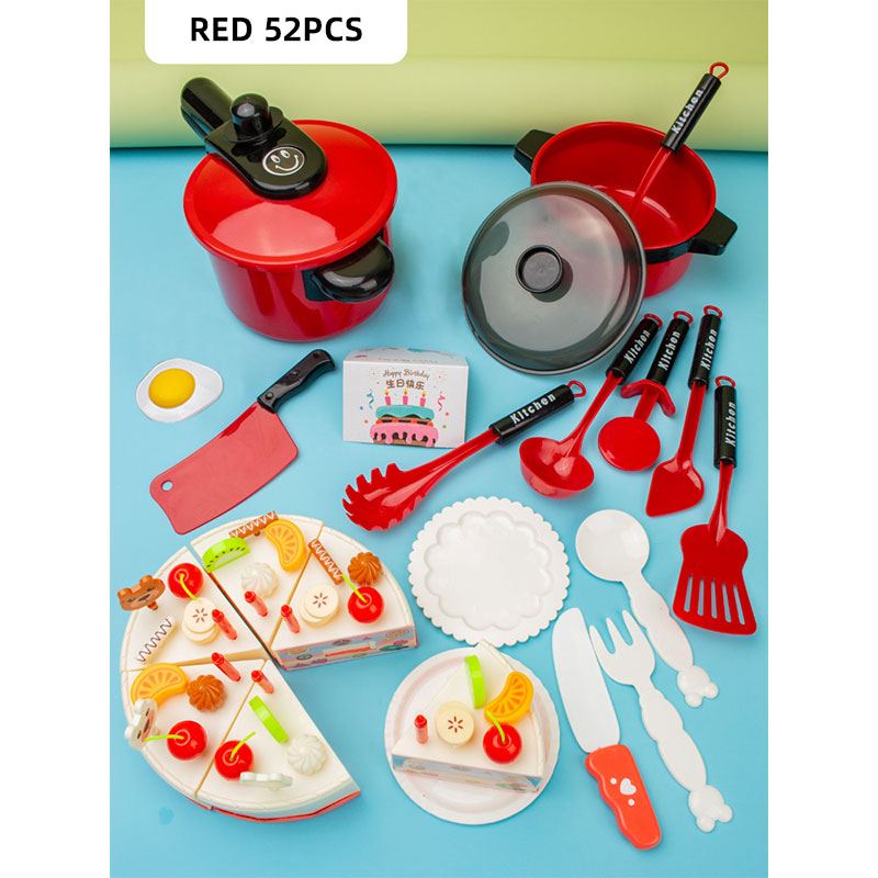 Pretend Cook Play Kitchen Toys Breakfast Children Mini Kitchen Simulation  Utens