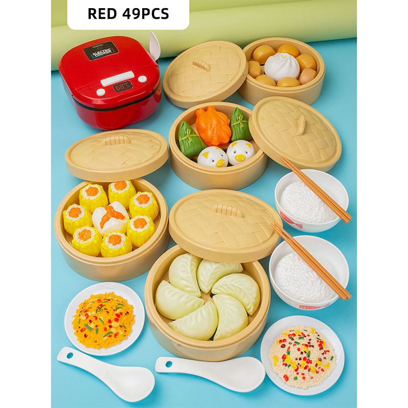 Pretend Cook Play Kitchen Toys Breakfast Children Mini Kitchen Simulation  Utens