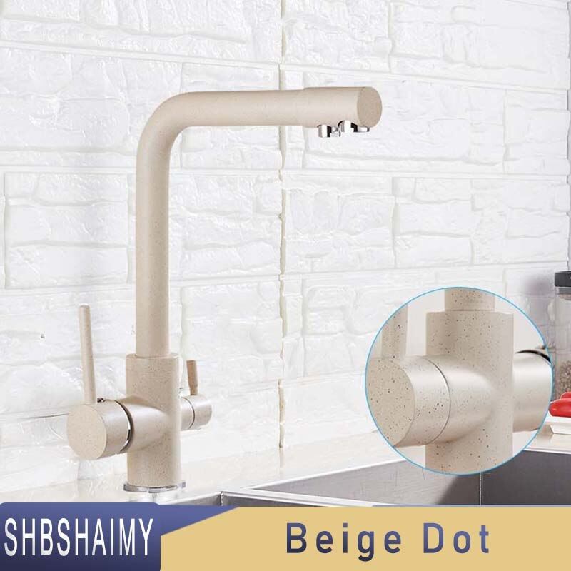 SHBSHAIMY Filter Kitchen Faucet Chrome Drinking Pure Water Kitchen Tap Deck Moun