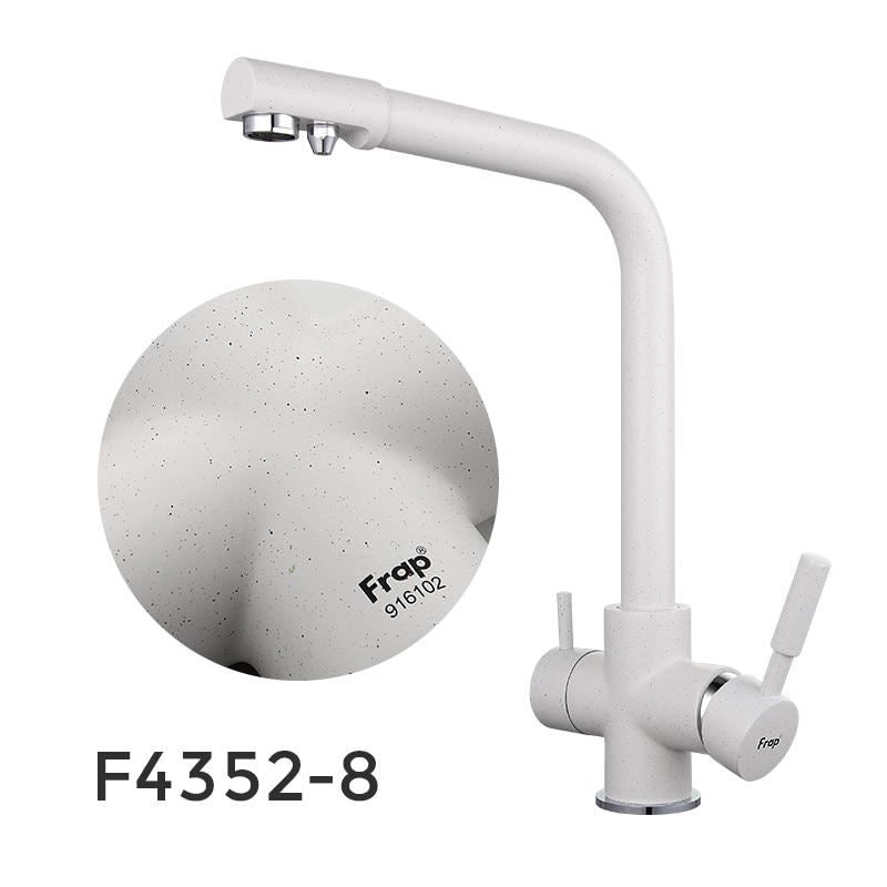 Frap New Black Kitchen sink Faucet mixer Seven Letter Design 360 Degree Rotation